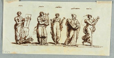 Sanatın Alegorik Figürleri by Felice Giani