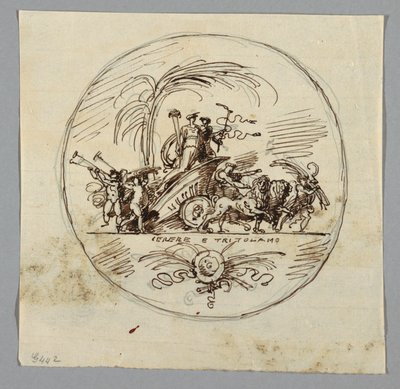 Ceres ve Triptolemus by Felice Giani
