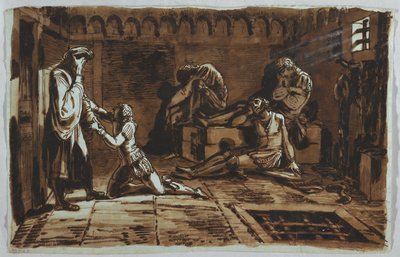 Kont Ugolino ve Oğullarının Ölümü by Felice Giani