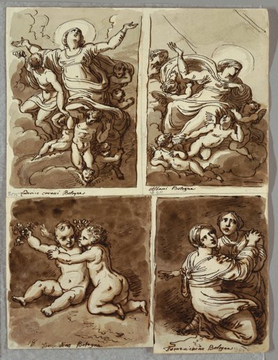 Lunette ile St. Peter ve St.Paul ile St. Matta ve Peygamber İşaya, Sebastiano del Piombo