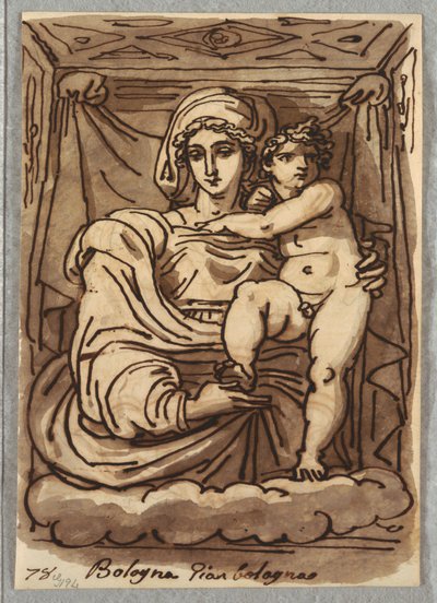 madonna ve çocuk by Felice Giani