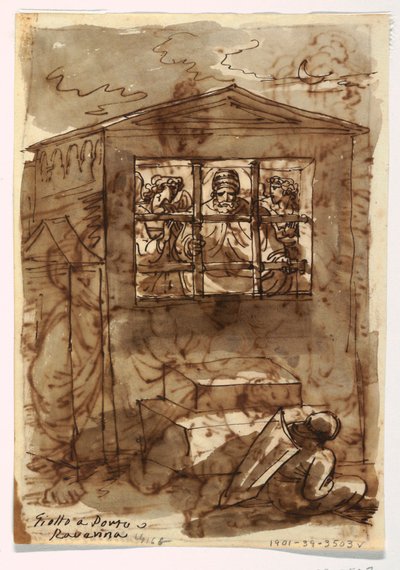 Papa Sixtus II ve Deacon by Felice Giani