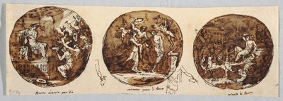 Üç Bacchus Konusu: Bacchus Tapındı by Felice Giani