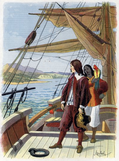 Robinson Crusoe adasını terk ediyor - Felician MYRBACH MYRBACH RHEINFELD