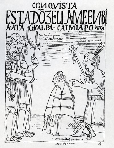 Kaptan Ruminavi, Francisco Pizarro ve Diego de Almagro