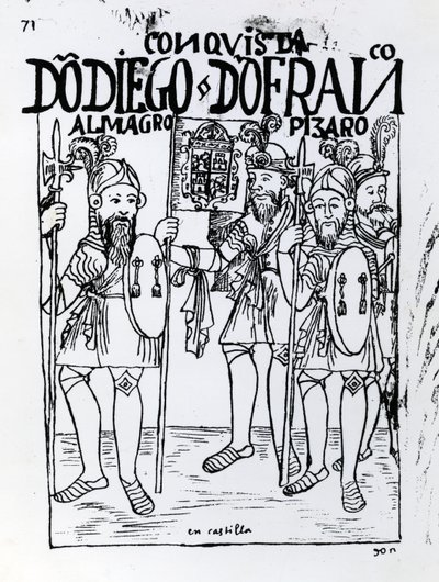 Conquistadors Diego de Almagro ve Francisco Pizarro, Castille