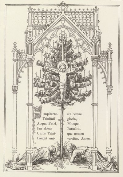 Noel rüyası Bir yarışma, 1867. by Felix A. Joerdens