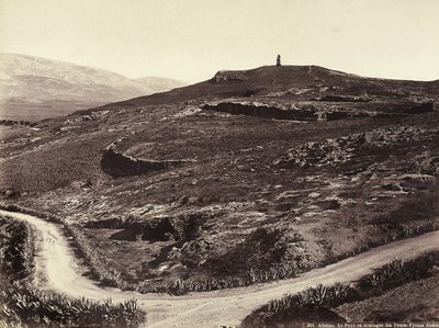 Pnyz Dağı veya Otuz Tiran Dağı, Atina by Félix Bonfils