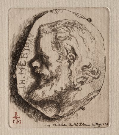 Charles Meryon, 1854. by Felix Bracquemond