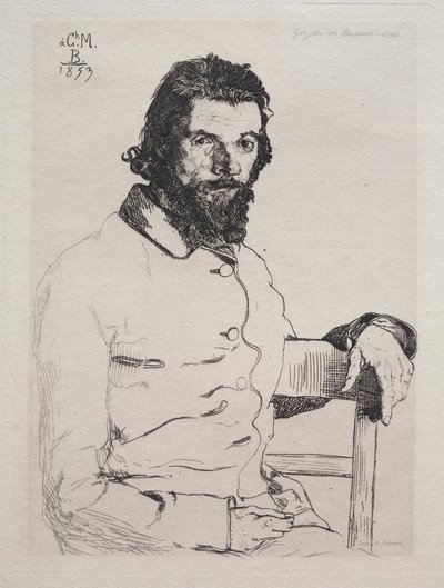 Charles Meryon, 1884. by Felix Bracquemond