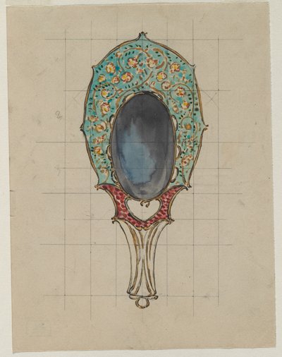 El Aynası Tasarımı, c. 1900-1902. by Felix Bracquemond