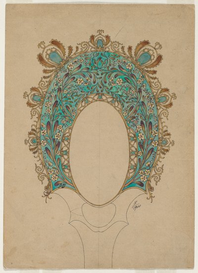 El Aynası Tasarımları, c. 1900-1902. by Felix Bracquemond