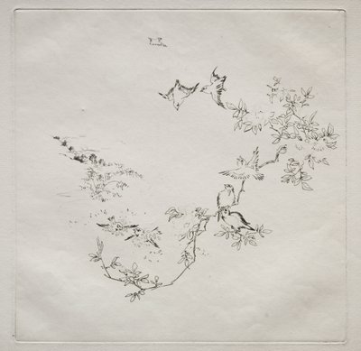 Paris Servisi (Haviland servisi): Gündoğumu (no. 12) by Felix Bracquemond