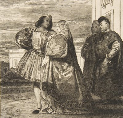 Venedik Gezinti Yolu Venedik Gezinti Yolu, 1863. by Felix Bracquemond