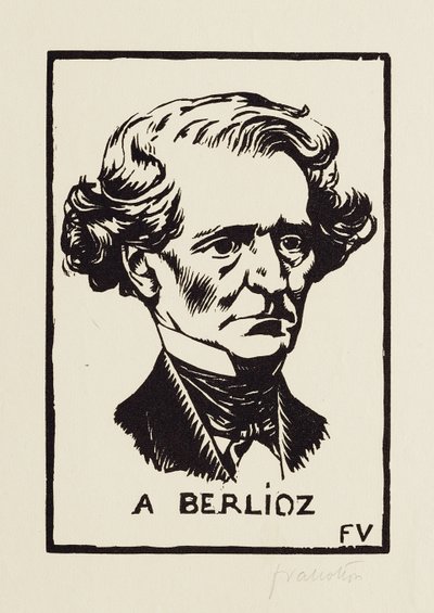 Bir Berlioz, 1891 by Felix Edouard Vallotton
