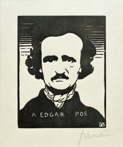 Bir Edgar Poe by Felix Edouard Vallotton
