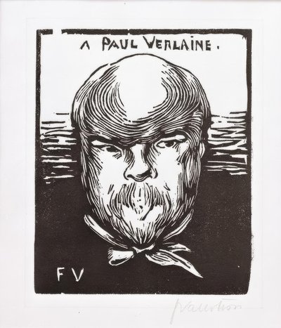 Paul Verlaine by Felix Edouard Vallotton