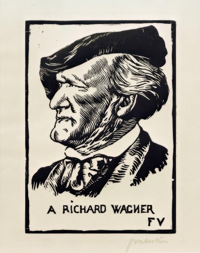 Bir Richard Wagner by Felix Edouard Vallotton