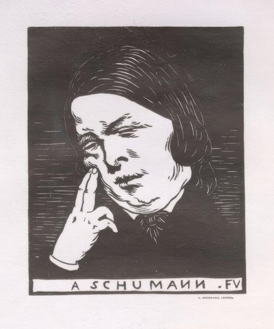 Bir Schumann by Felix Edouard Vallotton