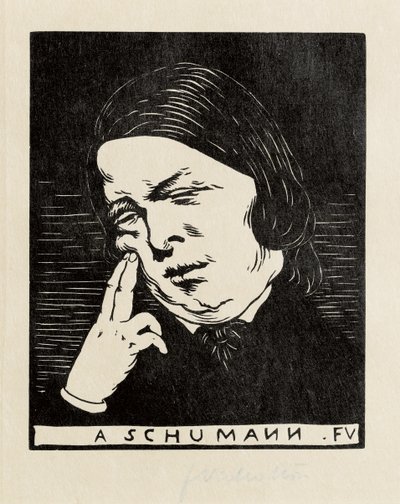 Bir Schumann, 1893 by Felix Edouard Vallotton