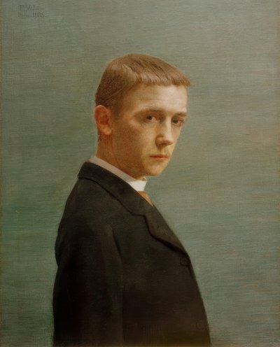Yirmi yaşında kendi portresi by Felix Edouard Vallotton