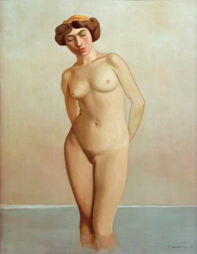 suda yüzen by Felix Edouard Vallotton