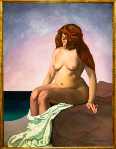 Kayada Yüzenler by Felix Edouard Vallotton