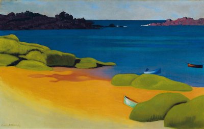 Tregastel Körfezi, 1917 by Felix Edouard Vallotton
