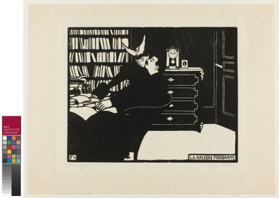Zorlayıcı sebep - La raison probante. ("Intimités" serisinden Levha 14) by Felix Edouard Vallotton