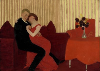 Yalan (Le mensonge). 1898 by Felix Edouard Vallotton