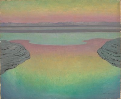 Akşam Işığında Yüksek Gelgit, 1915 by Felix Edouard Vallotton