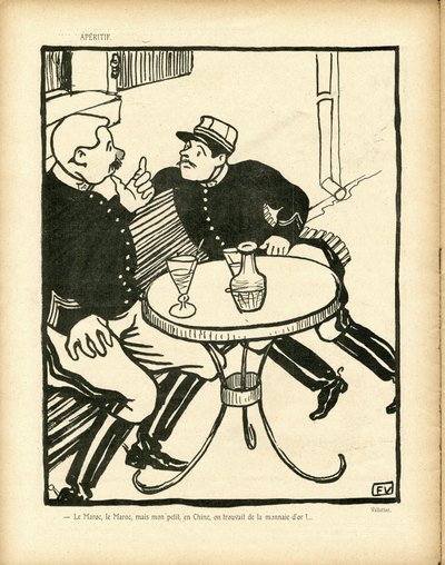 Felix dit Vallotton çizimi by Felix Edouard Vallotton