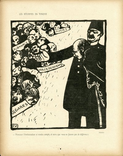 Felix dit Vallotton çizimi by Felix Edouard Vallotton