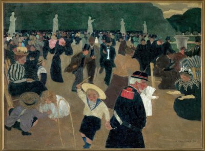 Lüksemburg Bahçesi by Felix Edouard Vallotton