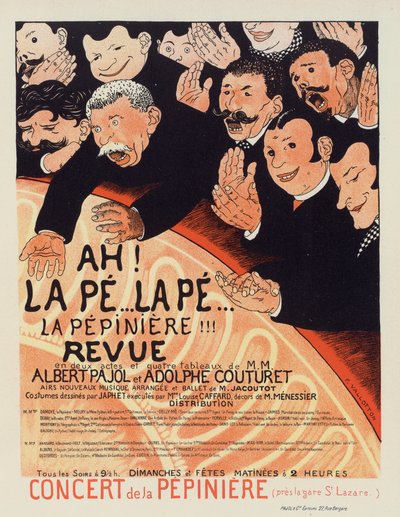 La Pepiniere Revue, yaklaşık 1896-1899. by Felix Edouard Vallotton