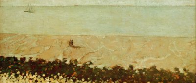 Villerville plajı by Felix Edouard Vallotton