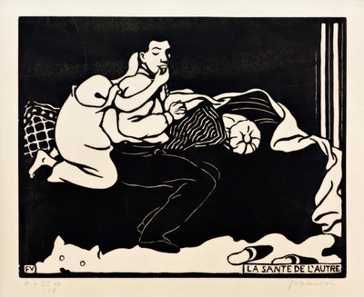 Diğerinin sağlığı by Felix Edouard Vallotton