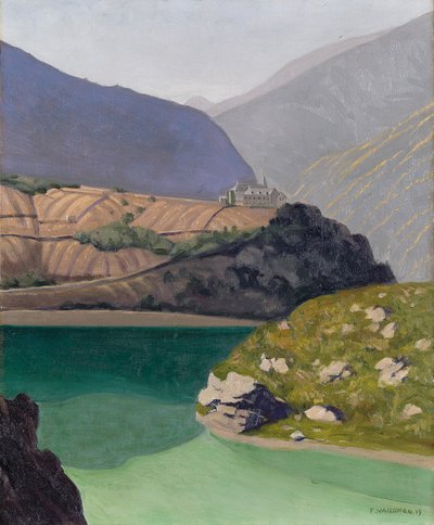 Geronde Gölü, Sierre, 1919 by Felix Edouard Vallotton