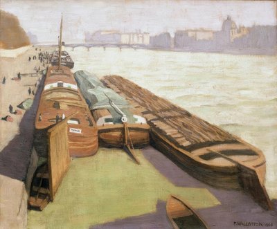 Mavnalar, Seine kıyıları by Felix Edouard Vallotton