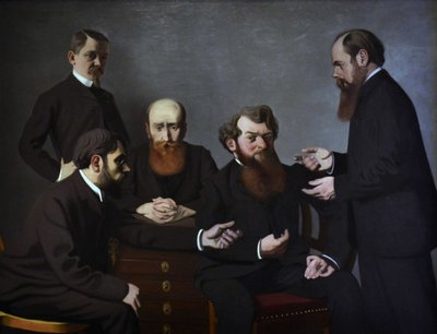 Beş ressam Beş ressam: Félix Vallotton, Pierre Bonnard, Édouard Vuillard... 1902-1903. by Felix Edouard Vallotton