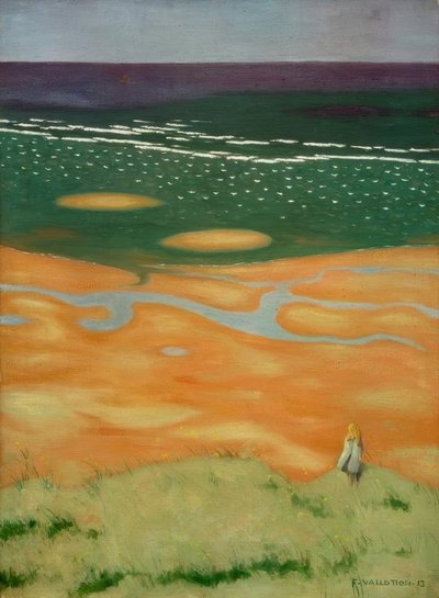 Yükselen gelgit, Houlgate by Felix Edouard Vallotton