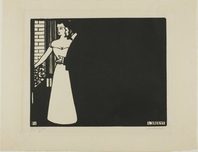 Para, Intimacies'ten beşinci plaka by Felix Edouard Vallotton
