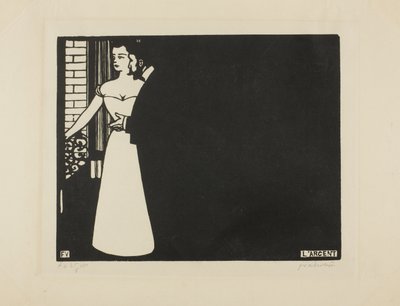 Para, "Intimacies"ten beşinci plaka, 1898 by Felix Edouard Vallotton
