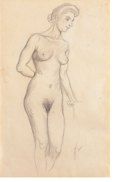 Çıplak by Felix Edouard Vallotton