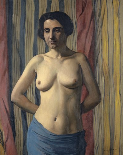 Mavi Kuşaklı Çıplak, 1922. by Felix Edouard Vallotton