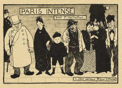 Yoğun Paris, 1893-94 by Felix Edouard Vallotton