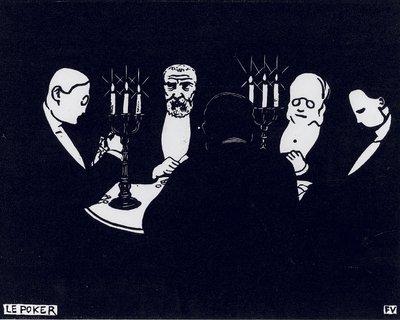 Poker, 1896 by Felix Edouard Vallotton