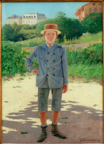 Genç Delisle portresi by Felix Edouard Vallotton