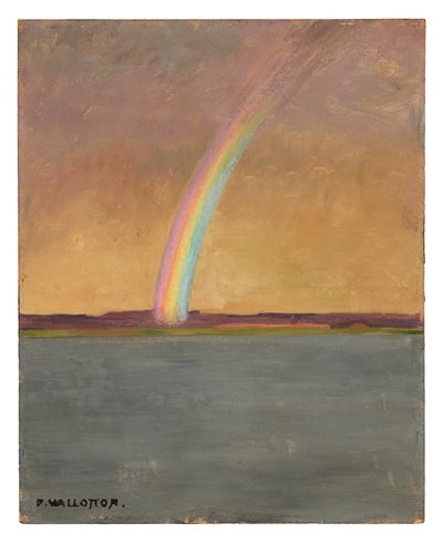 Gökkuşağı, c.1909 (karton üzerine yağlıboya) by Felix Edouard Vallotton