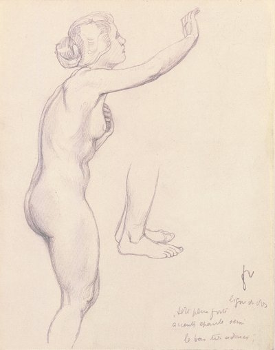 Perseus ve Andromeda için Çalışma, 1918 by Felix Edouard Vallotton
